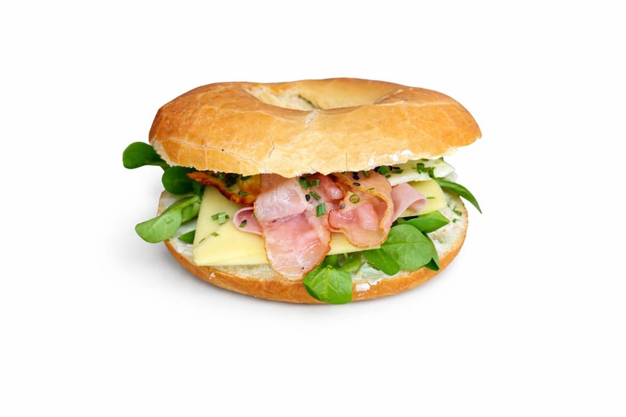 Bagel Bacon & Spiegelei